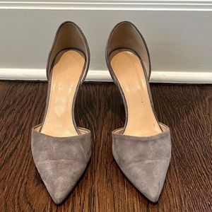 J. Crew | Elsie Suede D'Orsay Pumps